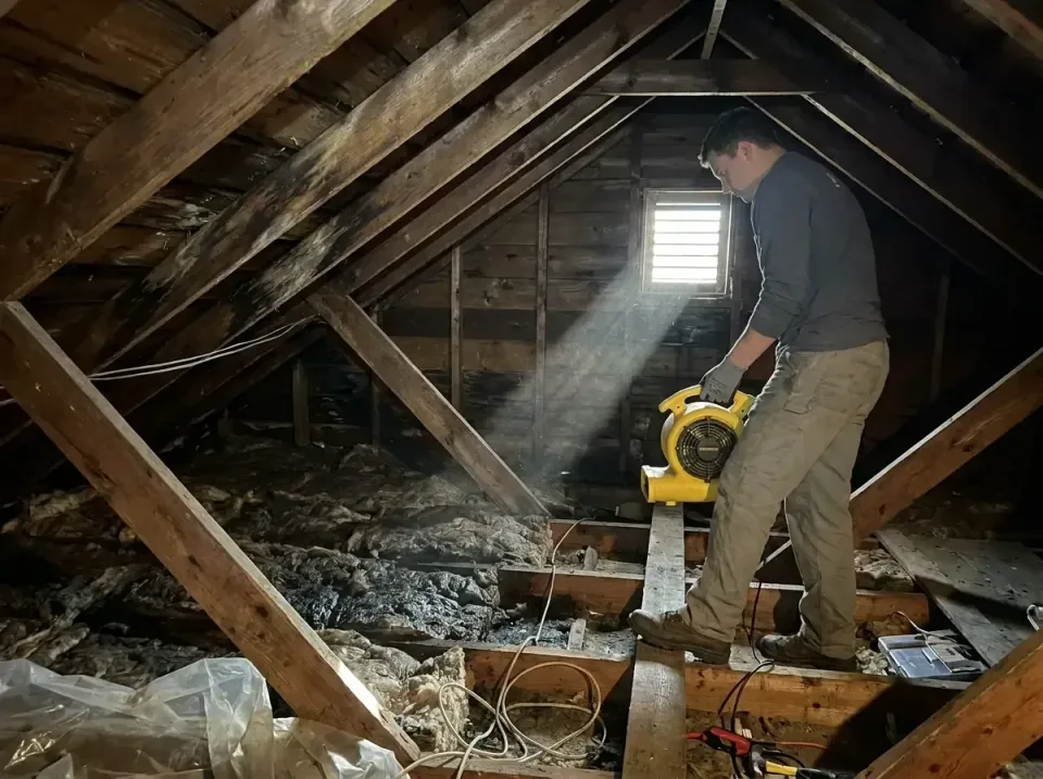 attic-water-damage-drying-proc-007 — frequently asked questions, Emergency Water Extraction & 24/7 Flood Response in Wyandot…
